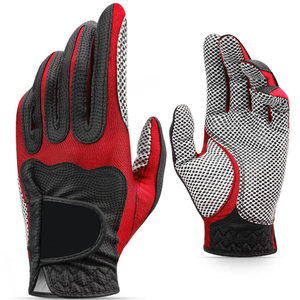 Meilleures ventes Prix d'usine Gants de golf en cuir peau de mouton Excellente qualité Gants de golf personnalisés en cuir PU Gants de golf pour hommes - Product Image 1