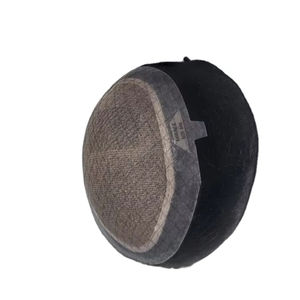 Perruque toupet Miraje Model Taz Hair BD en cheveux humains Remy indiens avec base en dentelle et en PU, ondulations profondes et ondulations naturelles - Product Image 5