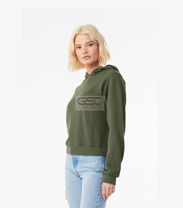 Sudadera con capucha informal para mujer, ropa con estampado liso de color liso, para gimnasio y entrenamiento, precio barato - Product Image 2