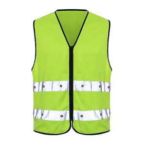 Uniforme DE SEGURIDAD Cinta reflectora Chaqueta DE SEGURIDAD Chaleco reflectante de alta visibilidad con logotipo personalizado 2025 - Product Image 1