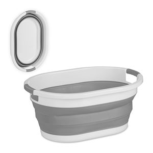 Panier à linge pliable durable 24L en PP+TPR, multifonctionnel, pour le <span class=keywords><strong>camping</strong></span>, les voyages, la salle de bain, OEM ODM - Product Image 1