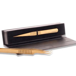 Pinzas para Extensión de Pestañas de Acero Inoxidable Antiestáticas con Punta Lisa, Venta al Por Mayor, Marca Privada, Herramientas de Maquillaje, Empaque en Caja de Cartón - Product Image 4