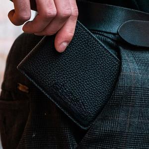 Cartera de cuero curtido vegetal para hombres Precio al por mayor seguro Carteras clásicas hechas a mano Cartera de hombre increíble con estilo de negocios - Product Image 1