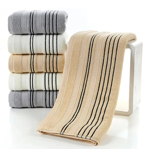 Toalla de baño de algodón premium, suave, absorbente, cómoda, de secado rápido, tela duradera para hotel, hogar y spa, venta al por mayor. - Product Image 1