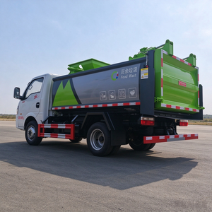 รถบรรทุกเก็บขยะอาหารขนาดเล็ก Dongfeng 4*2 พร้อมระบบยกไฮดรอลิกสำหรับขนส่งเศษอาหารในโครงการสุขาภิบาล - Product Image 3