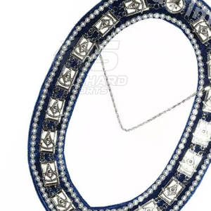 Ensemble de collier et de bijoux maçonniques de qualité supérieure, accessoires de franc-maçonnerie, ensemble de collier et de bijoux maçonniques - Product Image 3