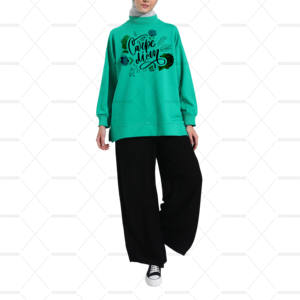 Pakistán hizo nuevo estilo de algodón islámico holgado sudaderas con capucha para mujeres musulmanas OEM precio razonable señoras sudaderas con capucha - Product Image 5