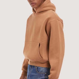 Sweats à capuche d'hiver pour hommes de haute qualité 100% coton vêtements de mode personnalisés avec impression numérique solide - Product Image 2