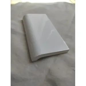 กระเบื้อง Subway crackle White 3 "x 6" กระเบื้อง bullnose สไตล์ยุโรปสำหรับการตกแต่งภายในห้องนอนห้องนั่งเล่นสำหรับห้อง Accent - Product Image 1