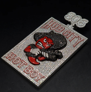 Colgante de diamante cultivado en laboratorio Vvs personalizado para hombre, joyería helada personalizada, nombre de LETRA DE PLATA 925, colgantes de Chian cubano de Hip Hop con inicial - Product Image 6