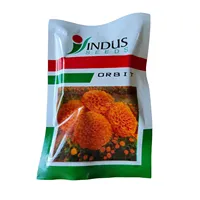 Graines hybrides Indus Orbit Marigold F1, jaune doré, haut rendement, forme compacte, pour la transformation de fleurs séchées, 250-2000 graines, modèle 11349