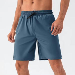 2024 séchage rapide entraînement Jogging Gym Nylon Shorts hommes Fitness Sport taille élastique solide hommes court athlétique hommes Shorts de course - Product Image 4
