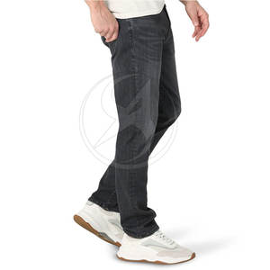 กางเกงยีนส์ขายาวสำหรับผู้ชายทรงสลิมฟิตออกแบบได้เองดีไซน์ใหม่ - Product Image 2