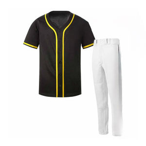 Uniformes de baseball à la vente chaude, polyester, style personnalisé, respirant et confortable - Product Image 1