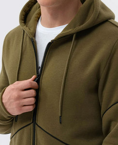Sudadera unisex con logotipo personalizado, chándal de lana de felpa francesa para hombre, chándal informal transpirable para hombre - Product Image 4