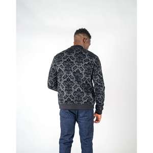 Bomber Jacquard floccato floreale da uomo - Product Image 3