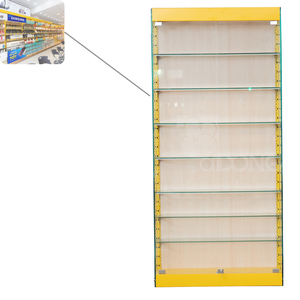 Estante ajustable Gabinetes de cigarrillos Tienda al por menor Estante de humo Exhibición Estante de exhibición de cigarrillos de Vietnam Fábrica OEM - Product Image 1