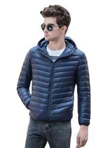 Veste à capuche bouffante épaisse polyvalente à la mode pour hommes Parkas chauds et décontractés avec fermeture éclair Outfear d'hiver mode Camouflage printemps - Product Image 3