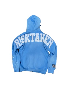 Sudadera con Capucha Desgastada, Lavada al Ácido, Estilo Sólido, Precio Bajo, Mejor Oferta, Hecha a Medida para Hombre - Product Image 4