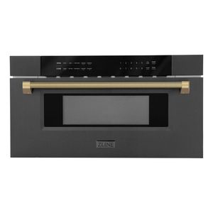 Performances élevées, 30 pouces, 1,2 cu. Four à micro-ondes encastrable en acier inoxydable - Noir et blanc MWD-30 - Disponible - En stock - Product Image 1