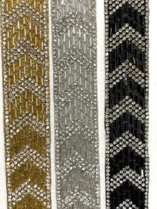 Accessoires de bricolage faits à la main perles broderie dentelle passementerie multi couleurs offres en gros - Product Image 4