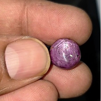 28 Pièces de Rubis Étoilés Rouges Naturels, Cabochons Ovales de 9-18mm, 250 Cts, Qualité Commerciale Iroc Sales, Pierres Précieuses en Vrac, 75 $ US
