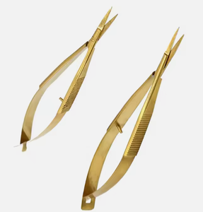 Ciseaux à cils multicolores Marque privée Ciseaux à ressort pour cils professionnels Outil de maquillage cosmétique Ciseaux de manucure - Product Image 1