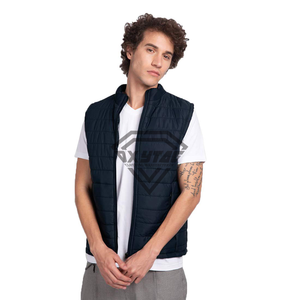 Gilet matelassé personnalisé de haute qualité OEM pour hommes, vêtements d'hiver, chaud, confortable, sports de plein air, matériau en nylon et polyester, gilets matelassés - Product Image 5