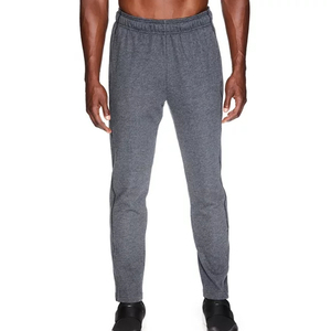 Smart Casual <b>Men's</b> Open Hem Drawstring With High Quality <b>Elastic</b> Waist Band <b>Trousers</b> OEM Custom Leg Zipper Pants For <b>Man</b> - Product Image 1