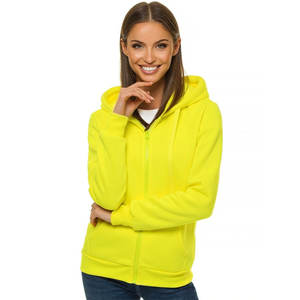 OEM & ODM Quick-dry Lightweight Streetwear Full Sleeve Custom Logo <b>Women</b> Zipper up Hoodie 100% Cotton - Product Image 1