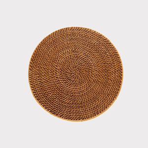 100% material ecológico bambú tejido a mano Rectangular ratán algas marinas manteles individuales naturales estera de secado de mesa cocina directa - Product Image 4