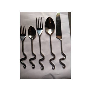 Juegos de Cubiertos de Metal Únicos para Vajilla y Hoteles a Bajo Costo, Juegos de Cubiertos de Metal de Tamaño Personalizado para el Hogar y Restaurantes - Product Image 3