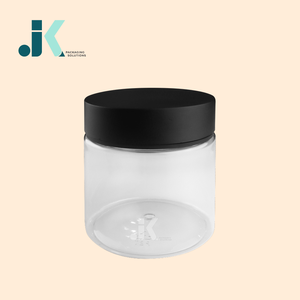 Frasco de mezcla de hierbas PET transparente resistente a los niños de 14oz de alta calidad con tapa CR Soluciones OEM/ODM para botellas de plástico M0342 - Product Image 1