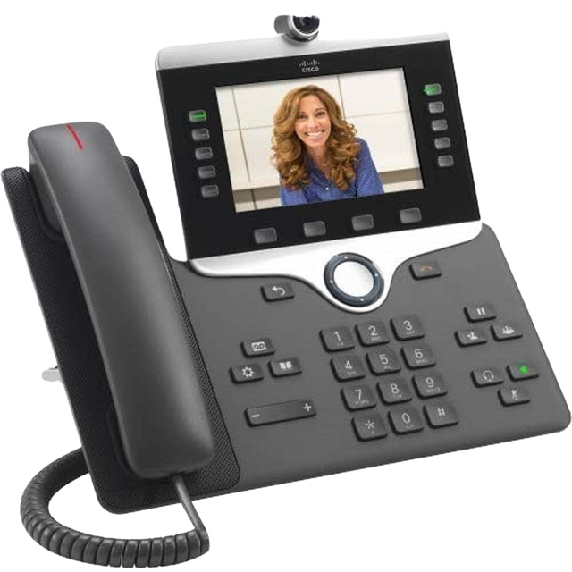 New Cisco CP-8865-K9 Wall Mountable IP Phone with Foot Stand Charcoal Color Supports Wi-Fi//SIP with Good Price