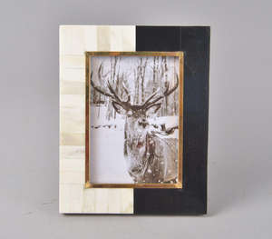 กรอบรูปสีขาวทำจากทองเหลืองและกระดูกทำด้วยมือจากผู้ผลิตโดยตรงจากโรงงาน - Product Image 1