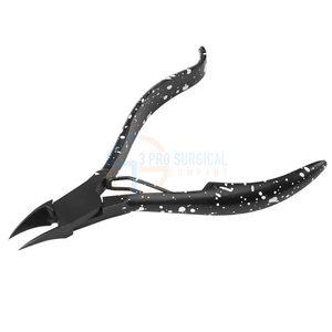 3PRO Black Nail Art <b>Cuticle</b> Nipper Clipper Edge Cutter Manicure Pedicure Nipper <b>Tools</b> - Product Image 2