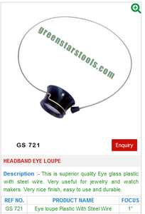 Diadema Eye Loupe GS 721 Herramientas de joyería para joyería - Product Image 2