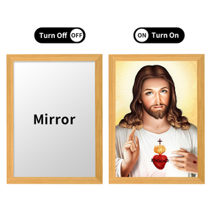 Jésus <span class=keywords><strong>Christ</strong></span> Led éclairage peinture mur Art religieux dieu UV impressions œuvre pour chambre salon décor meilleur cadeau chrétien - Product Image 1