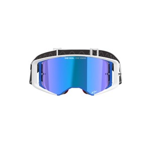 Gafas de Motocross-Enduro Unisex Alpinestars Supertech Corp Absolute Vision Blue Mirror para Deportes y Actividades al Aire Libre - Product Image 3