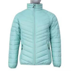 เสื้อแจ็คเก็ตพัฟเฟอร์ผู้ชายคุณภาพสูงสั่งทำพิเศษสำหรับฤดูหนาว ระบายอากาศได้ดี แห้งเร็ว เหมาะสำหรับกิจกรรมกลางแจ้ง คอตั้ง สวมใส่สบาย มีโลโก้ด้านหน้า - Product Image 1