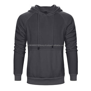 Ventes en gros de sweats à capuche en coton 100% pour hommes, surdimensionnés, lourds, streetwear, impression en relief, teinture unie, pour service OEM - Product Image 5