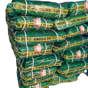 Tela de lona PE de plata verde oscuro 200gsm peso súper fuerte y larga duración multiusos impermeable Material de estilo liso - Product Image 1