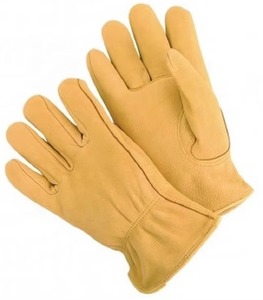 New Fashion Design Unisex Leather Dress <b>Gloves</b> Quilted Winter Fancy Non-Slip Outdoor Lace-up Full Finger - Product Image 5