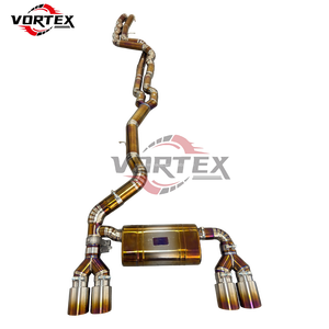 Système d'échappement Catback en alliage de titane Vortex Grade 5 pour BMW M2C F87 avec silencieux à soupapes - Product Image 2