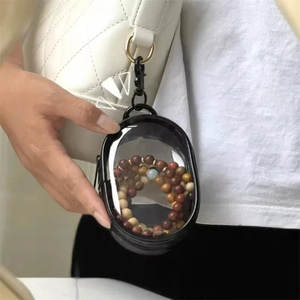 Sac de rangement transparent pour câble de charge portable mini, design fonctionnel - Product Image 4