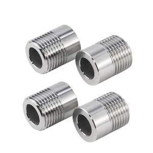 Tuyau <span class=keywords><strong>sans</strong></span> <span class=keywords><strong>soudure</strong></span> en <span class=keywords><strong>acier</strong></span> inoxydable 304 robuste sur mesure - Extrémité à filetage mâle unique pour systèmes haute pression - Product Image 4