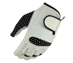 Gant de golf en cuir souple respirant en couleur Gants de golf en peau de mouton avec logo personnalisé Gants de golf tous temps au prix de gros - Product Image 5