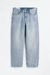 กางเกงยีนส์ขาสั้นของผู้ชายเอวกลางเอวระดับพรีเมียมทรงแบ็กกี้สีฟ้าสำหรับฤดูหนาวระบายอากาศได้ดี - Product Image 5