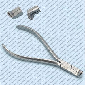 Alicates de crimpado de gancho Dental superior, gancho de bola en ángulo, postes de crimpado, alicates de alambre de arco, instrumentos quirúrgicos de ortodoncia de acero inoxidable - Product Image 1