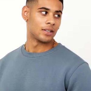 Sudadera de Invierno para Hombre, Cuello Redondo, Manga Larga, Felpa, Ajuste Regular, Hombros Caídos, Algodón Grueso de 400 g/m², Impresión Personalizada - Product Image 5